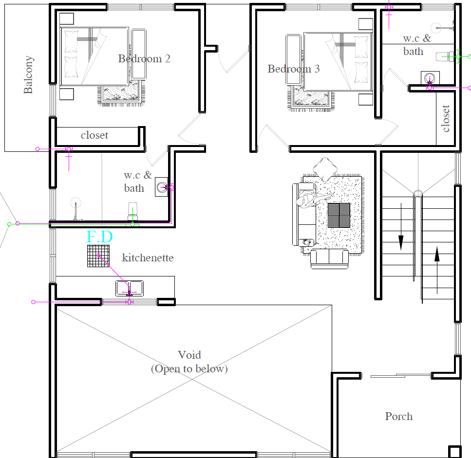 First floor plan — E.A. Plans Consult