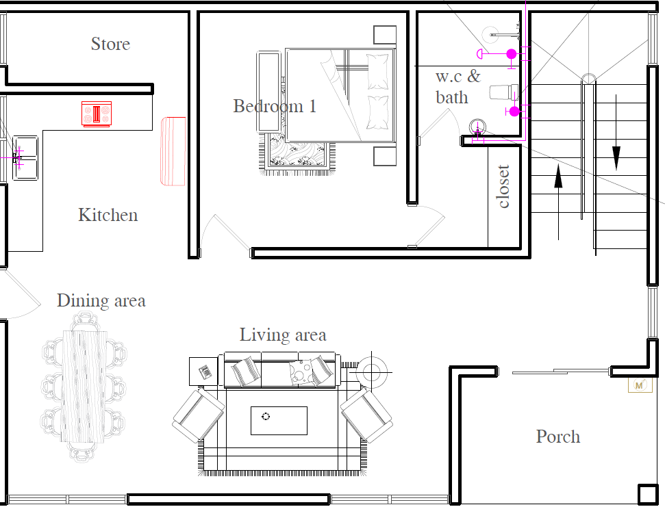 Ground floor plan — E.A. Plans Consult
